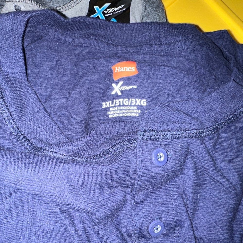 Men’s Hanes long sleeve X-Temp shirt 3 XL